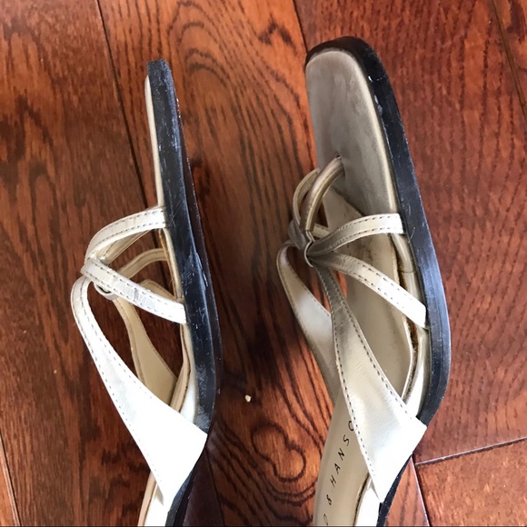 Hillard & Hanson White Strappy Square toe Sandals - Picture 9 of 12